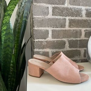 ALDO suede mules!